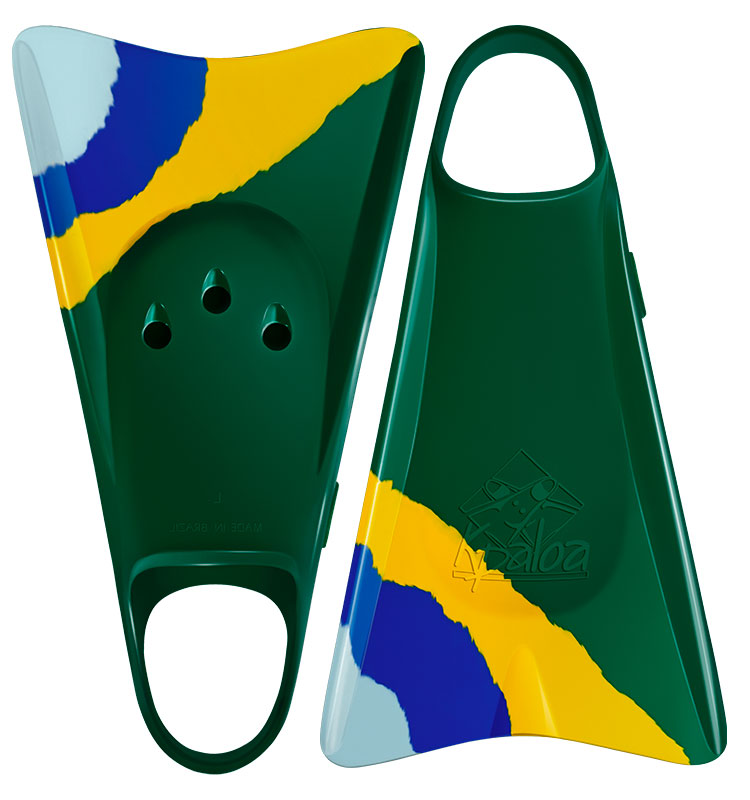 Nadadeira Kpaloa Pro Model UV Brasil vista lateral
