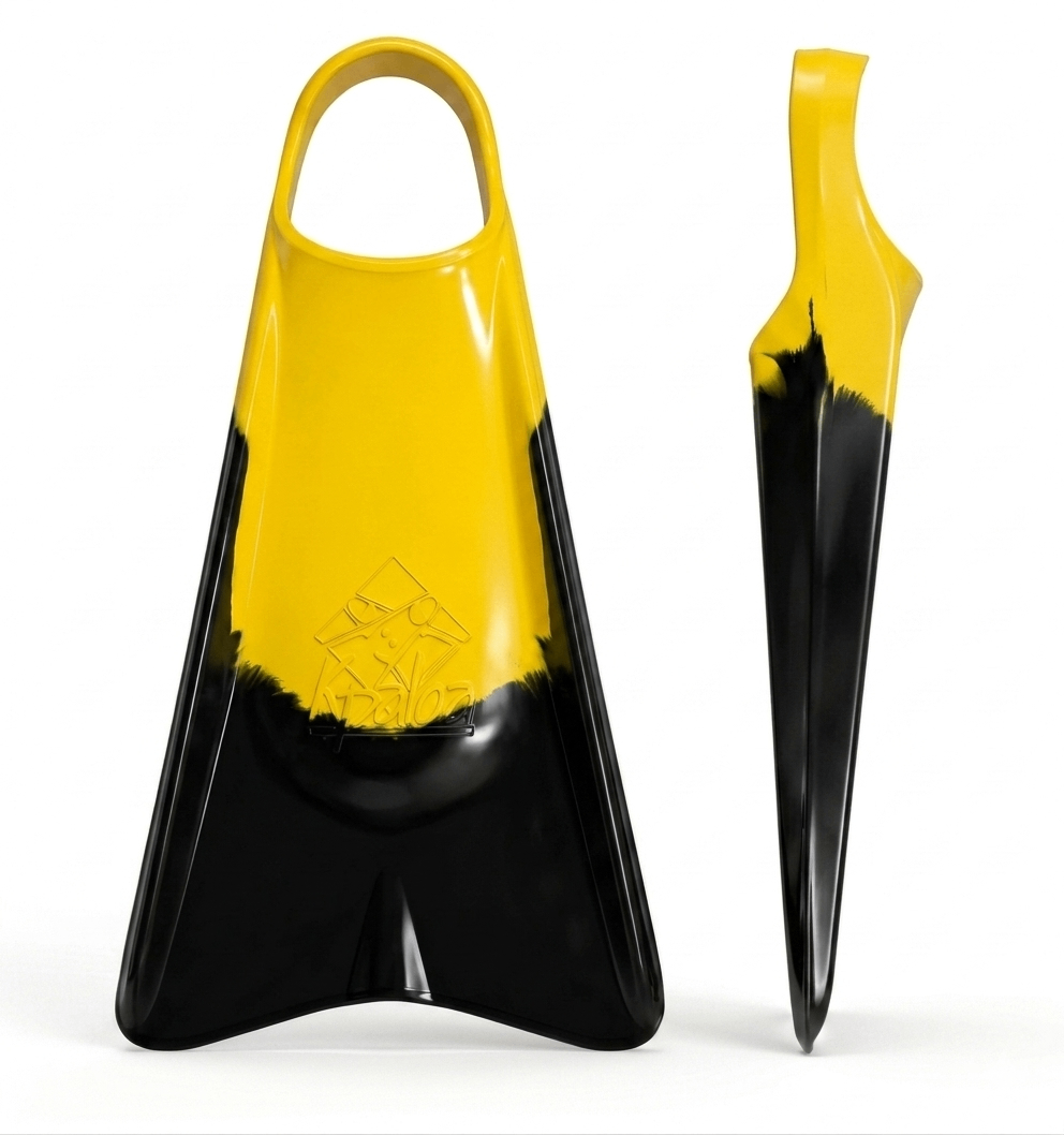 Nadadeira Kpaloa Aloha Amarelo e Preto